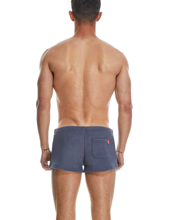 SEOBEAN Low-Rise Solid Polar Fleece Shorts