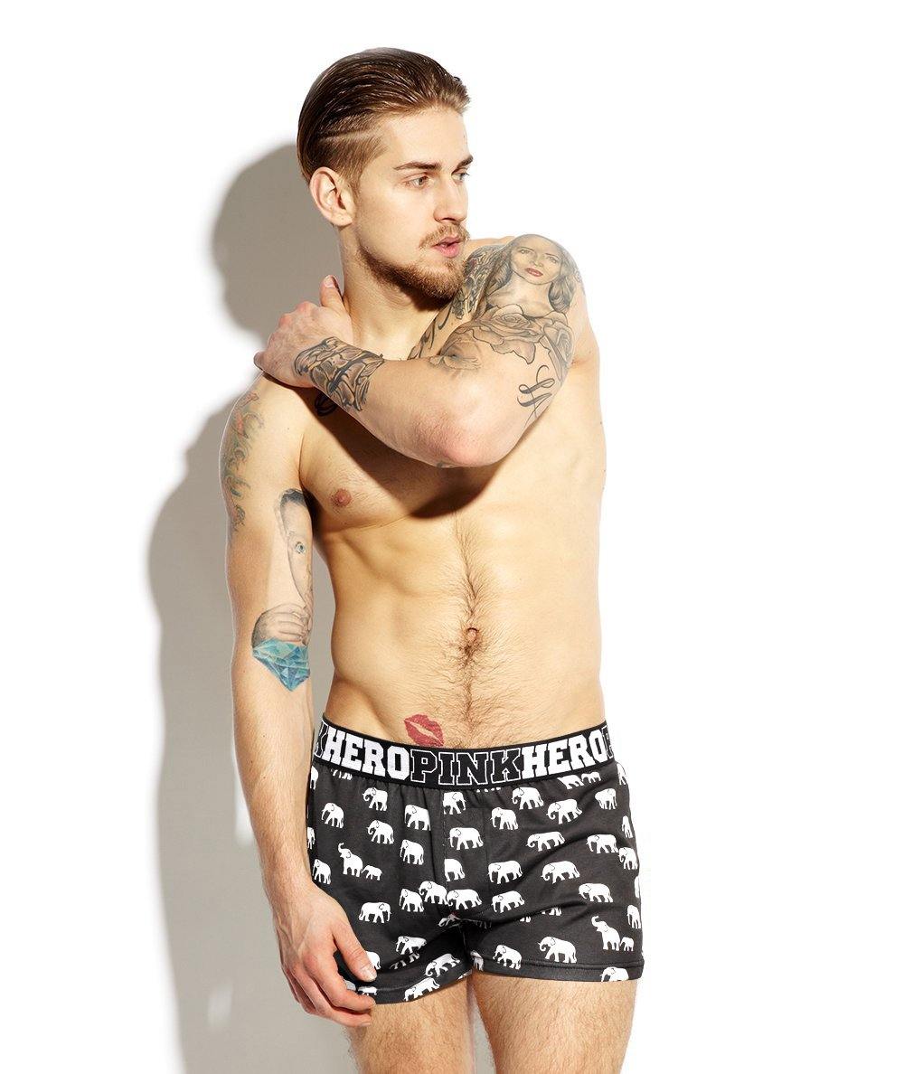 PINK HERO Low-Rise Boxer - PINK HERO Low-Rise Boxer - Black / M (Europe Size S) - BIMONI