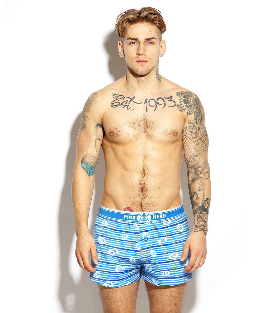 PINK HERO Low-Rise Boxer - PINK HERO Low-Rise Boxer - Light Blue / M (Europe Size S) - BIMONI