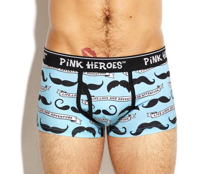 PINK HERO Low-Rise Trunk - PINK HERO Low-Rise Trunk - Blau / M (Europe Size S) - BIMONI