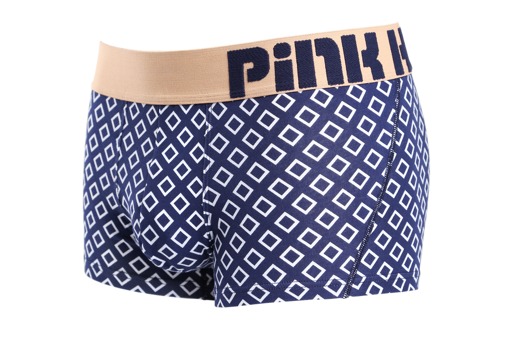 PINK HERO Low-Rise Trunk Boxer - PINK HERO Low-Rise Trunk Boxer - Blau-Punkte / M (Europe Size S) - BIMONI