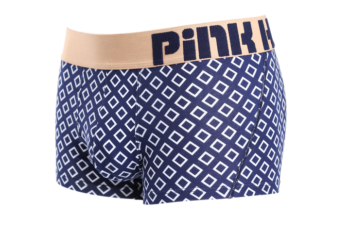 PINK HERO Low-Rise Trunk Boxer - PINK HERO Low-Rise Trunk Boxer - Blau-Punkte / M (Europe Size S) - BIMONI