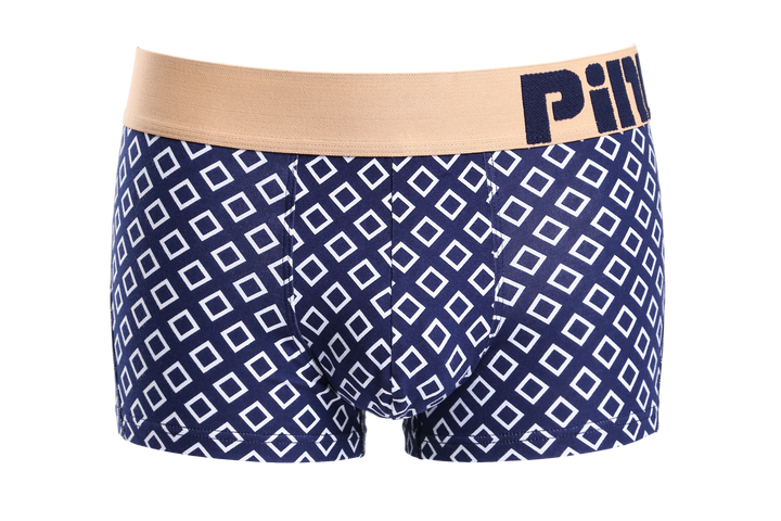 PINK HERO Low-Rise Trunk Boxer - PINK HERO Low-Rise Trunk Boxer - Blau-Punkte / M (Europe Size S) - BIMONI