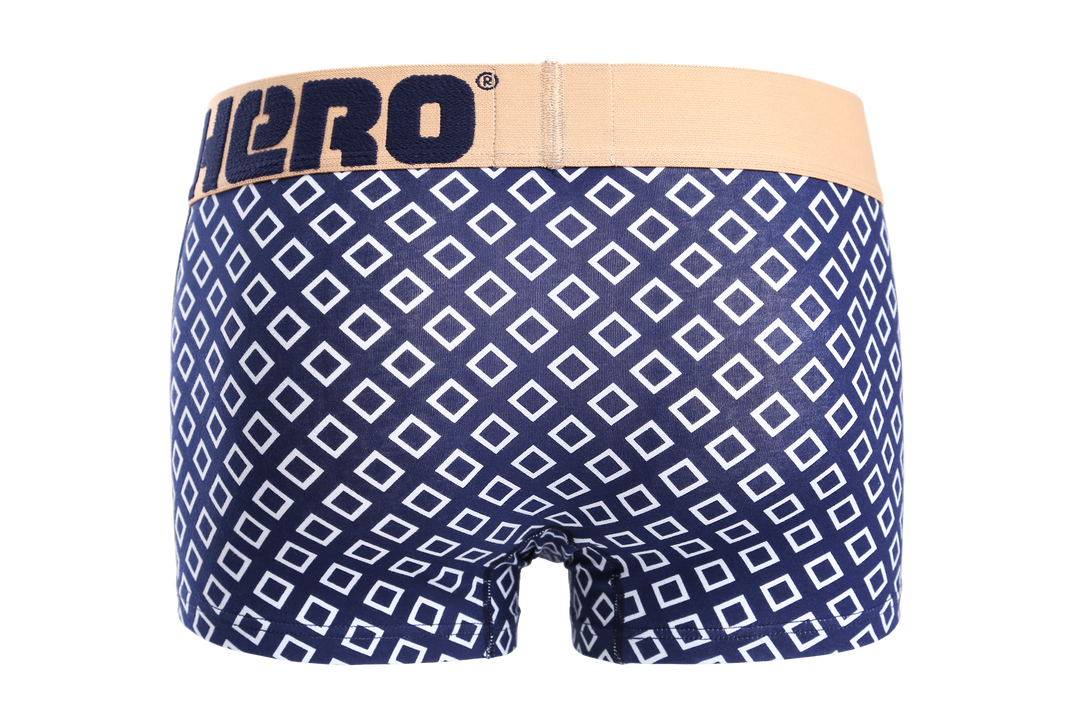 PINK HERO Low-Rise Trunk Boxer - PINK HERO Low-Rise Trunk Boxer - Blau-Punkte / M (Europe Size S) - BIMONI