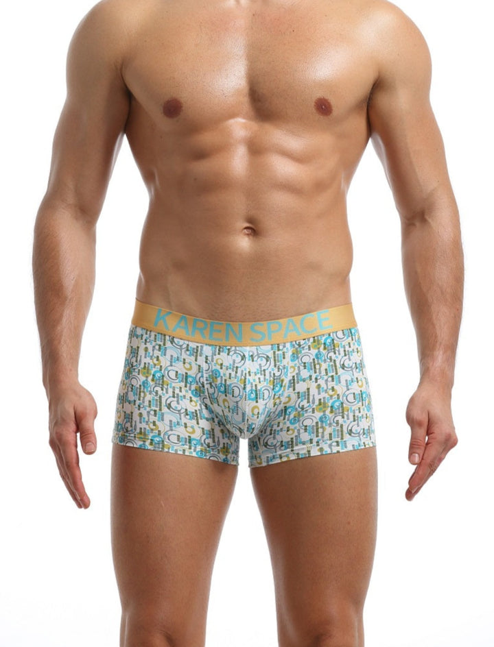 Karenspace Sexy Herren Low-Rise Trunk Nylon - Karenspace Sexy Herren Low-Rise Trunk Nylon - S (Europe Size) - BIMONI