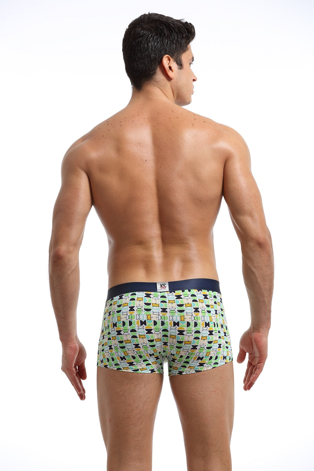 Karenspace Sexy Herren Low-Rise Trunk Nylon