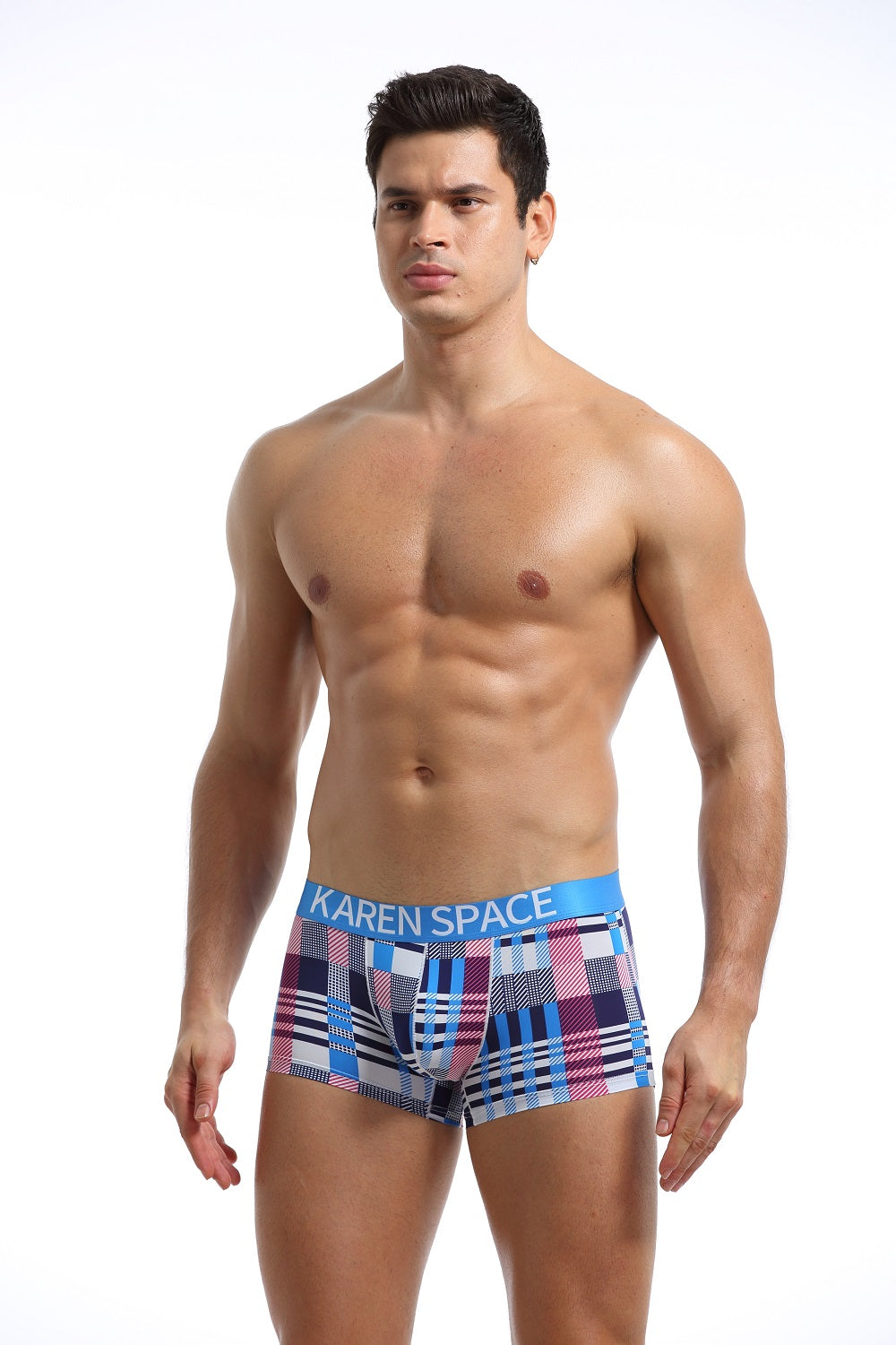 Karenspace Sexy Herren Low-Rise Trunk Nylon - Karenspace Sexy Herren Low-Rise Trunk Nylon - S (Europe Size) - BIMONI