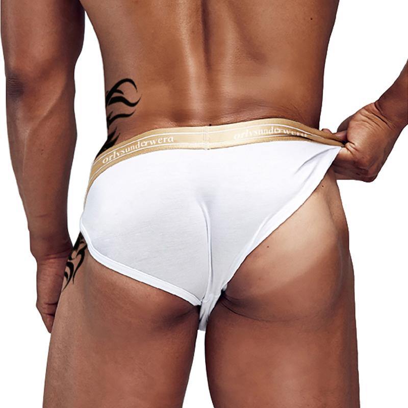 ORLVS Sexy Soft Low-Rise Brief Slip - ORLVS Sexy Soft Low-Rise Brief Slip - Gold / M (Europe Size S) - BIMONI