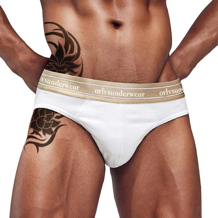 ORLVS Sexy Soft Low-Rise Brief Slip - ORLVS Sexy Soft Low-Rise Brief Slip - Gold / M (Europe Size S) - BIMONI