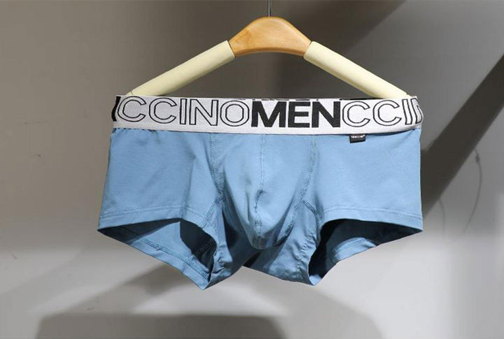 MENCCINO Eisseide Low-Rise Boxerbrief Trunk Microfaser-Modal - MENCCINO Eisseide Low-Rise Boxerbrief Trunk Microfaser-Modal - Blau / L (Europe Size S) - BIMONI