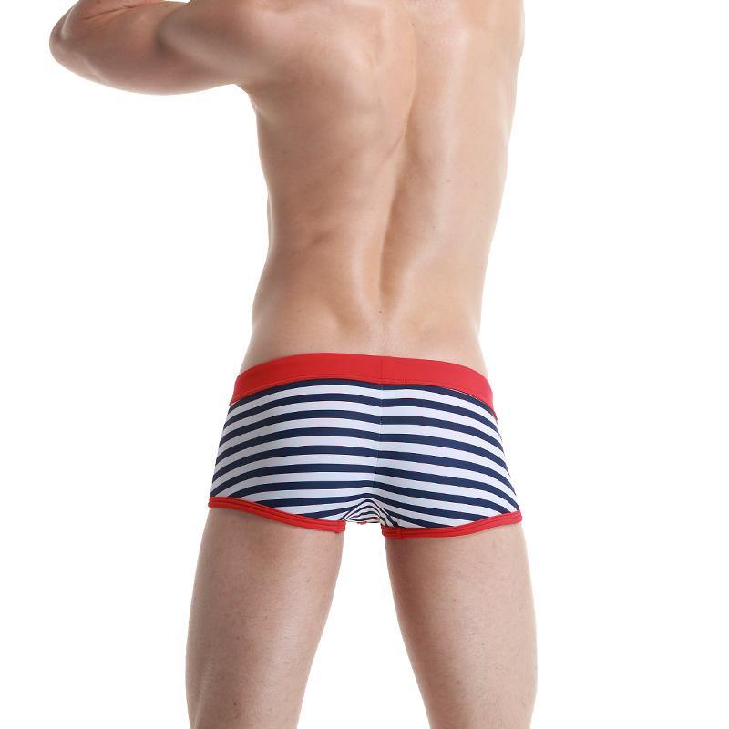 SEOBEAN Low-Rise Swim Wear Badehose - SEOBEAN Low-Rise Swim Wear Badehose - Red White / M (Europe Size S) - BIMONI