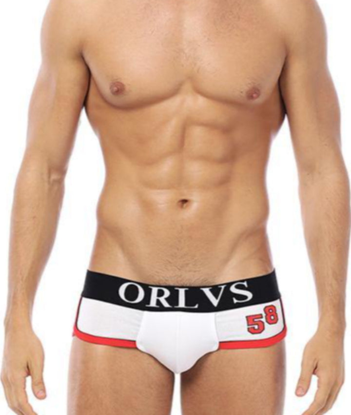 ORLVS Low-Rise Trunk Boxerbrief "58" - ORLVS Low-Rise Trunk Boxerbrief "58" - Weiß / M (Europe Size S) - BIMONI