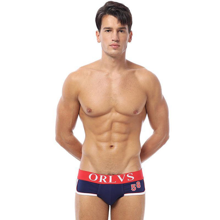 ORLVS Low-Rise Trunk Boxerbrief "58" - ORLVS Low-Rise Trunk Boxerbrief "58" - Dunkelblau / M (Europe Size S) - BIMONI