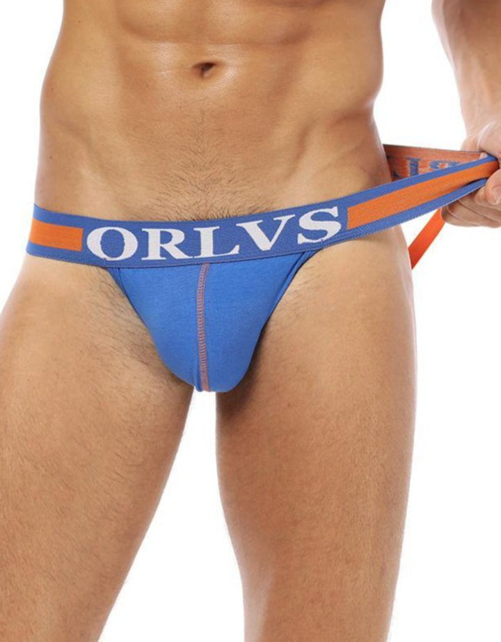 ORLVS Low-Rise Sexy Jockstrap - ORLVS Low-Rise Sexy Jockstrap - Orange / M (Europe Size S) - BIMONI