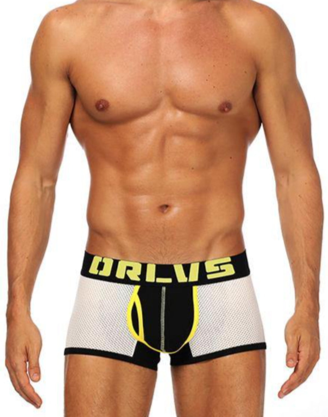 ORLVS Low-Rise Mesh Trunk Net Boxer Netzunterhose - ORLVS Low-Rise Mesh Trunk Net Boxer Netzunterhose - Schwarz / M (Europe Size S) - BIMONI