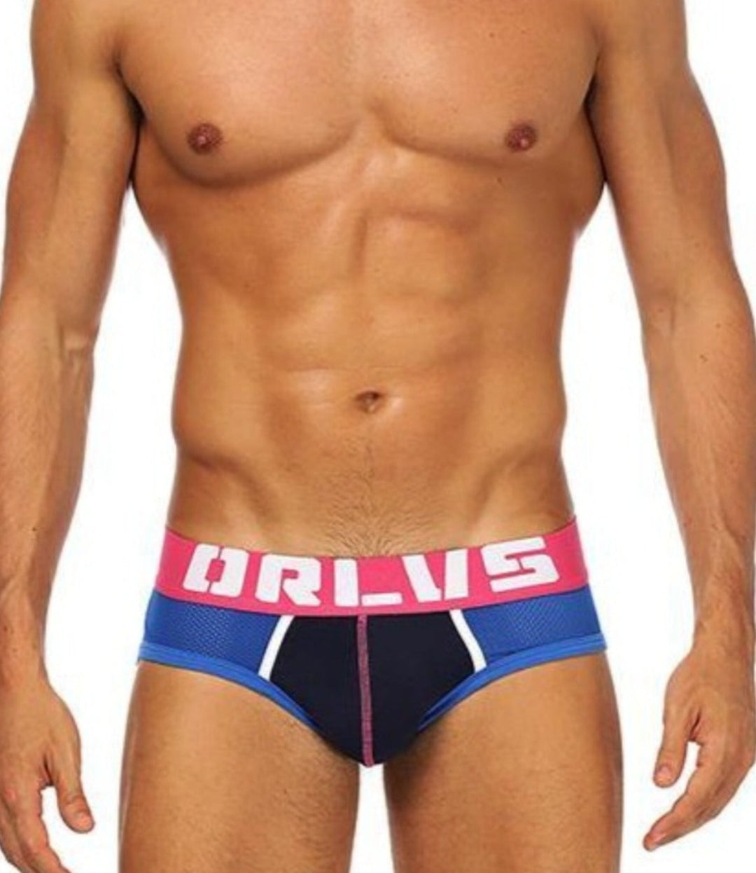 ORLVS Low-Rise Mesh Brief Slip Netzunterhose - ORLVS Low-Rise Mesh Brief Slip Netzunterhose - Blau / M (Europe Size S) - BIMONI