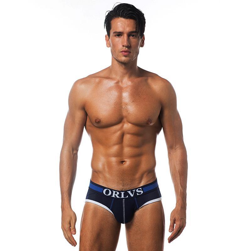 ORLVS Low-Rise Brief Net - ORLVS Low-Rise Brief Net - Dark Blue / M (Europe Size S) - BIMONI