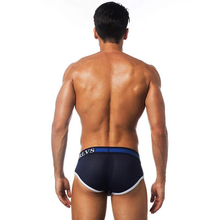 ORLVS Low-Rise Brief Net - ORLVS Low-Rise Brief Net - Dark Blue / M (Europe Size S) - BIMONI