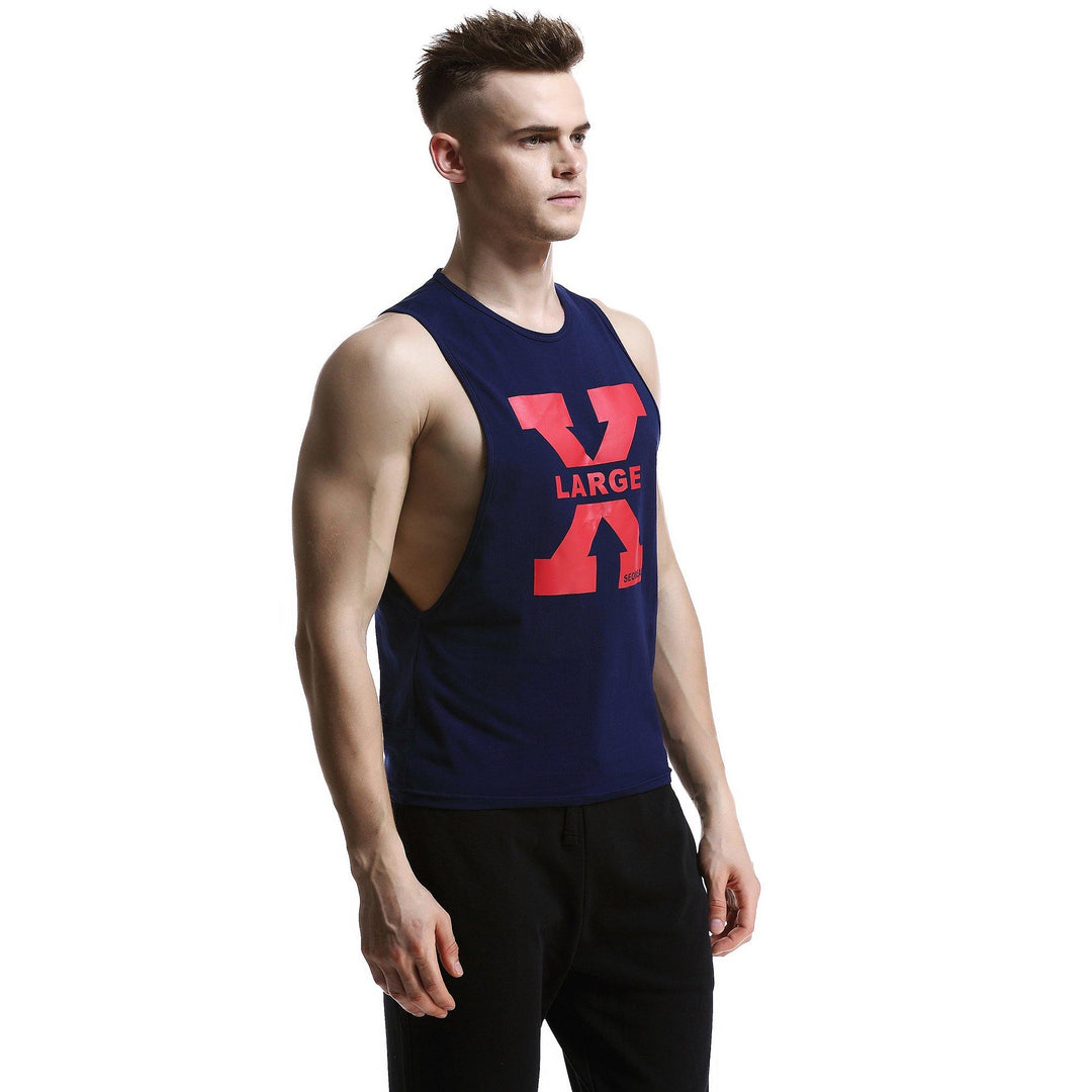 SEOBEAN GYM Fitness Ärmelloses Tank Top - SEOBEAN GYM Fitness Ärmelloses Tank Top - Dark Blue / M (Europe Size S) - BIMONI