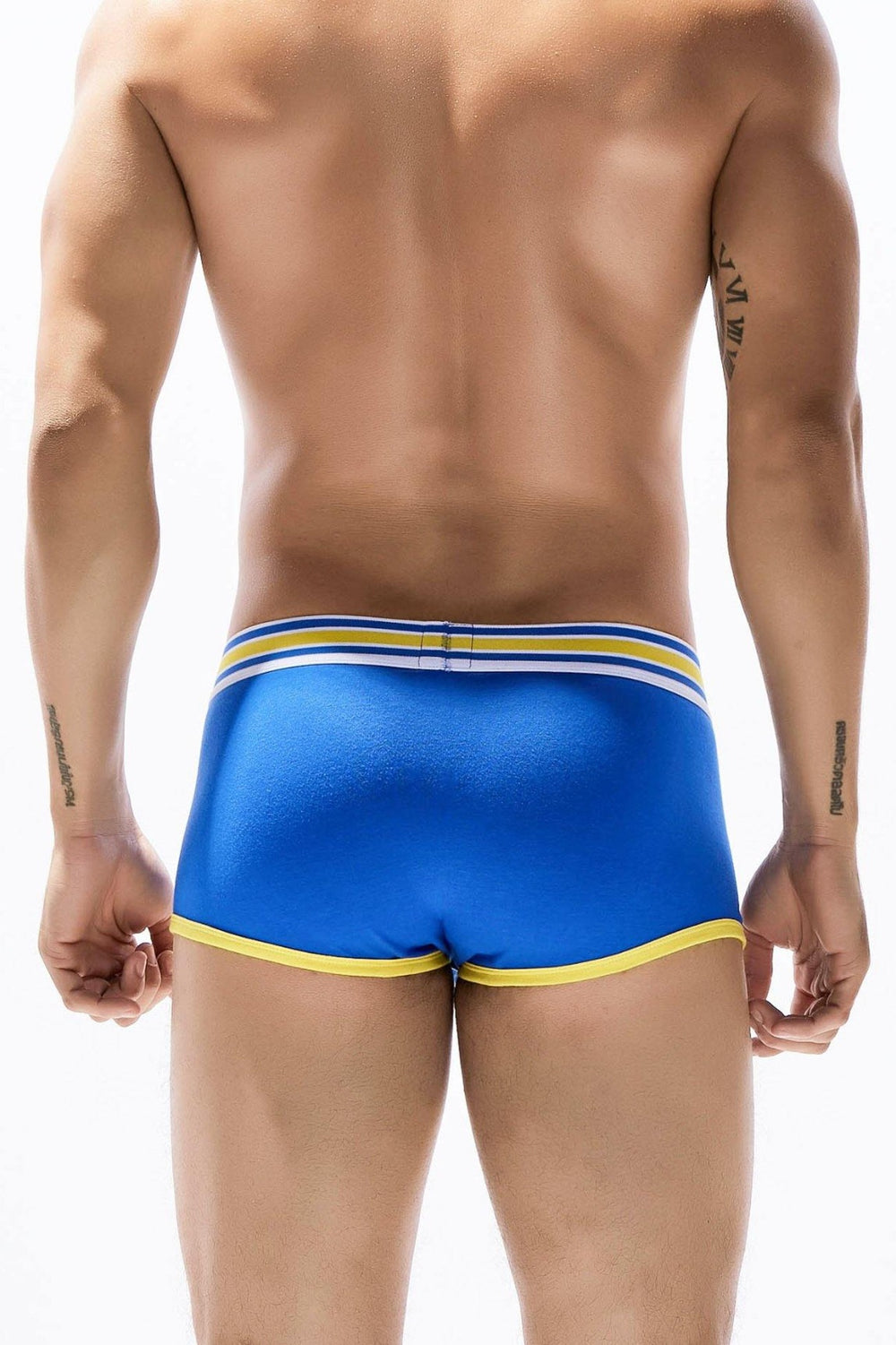 SEOBEAN Low-Rise Trunk Boxerbrief Striped Side - SEOBEAN Low-Rise Trunk Boxerbrief Striped Side - Dunkelblau / M (Europe Size S) - BIMONI