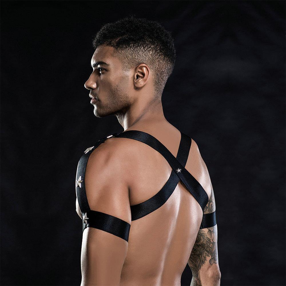 JSY Sexy Erotic Costume Leather Vest Bondage Harness - BEEMENSHOP