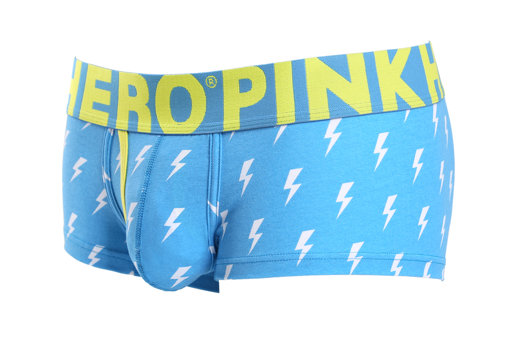 PINK HERO Low-Rise Trunk Boxer mit Eingriff - PINK HERO Low-Rise Trunk Boxer mit Eingriff - Hellblau / M (Europe Size S) - BIMONI