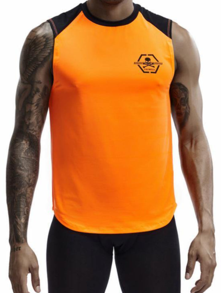 SEOBEAN GYM Fitness Tank Top - SEOBEAN GYM Fitness Tank Top - Orange / M (Euorpe Size S) - BIMONI