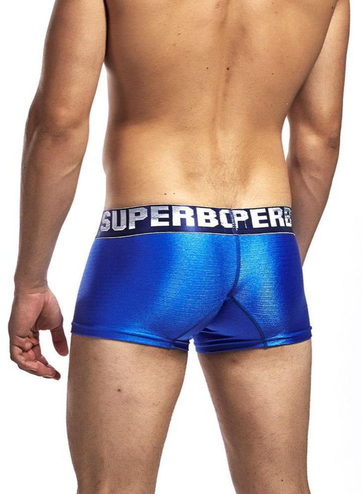 SUPERBODY Low-Rise Trunk Super Soft Boxer - SUPERBODY Low-Rise Trunk Super Soft Boxer - Blau / M (Europe Size S) - BIMONI