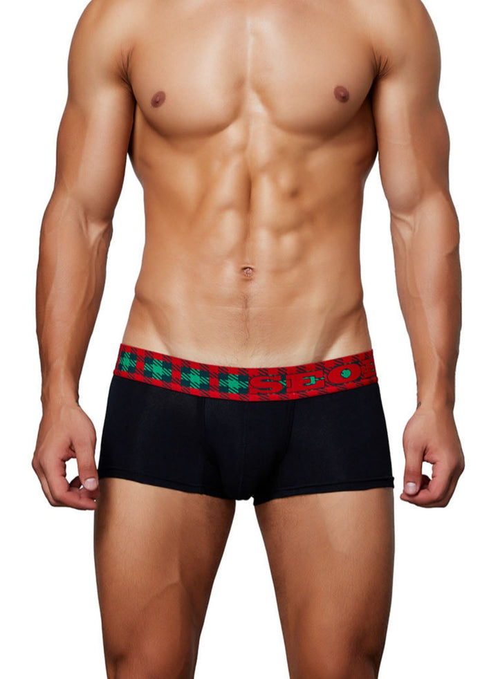 Low Rise Boxerbriefs Christmas - Low Rise Boxerbriefs Christmas - Schwarz / M (Europe size S) - BIMONI