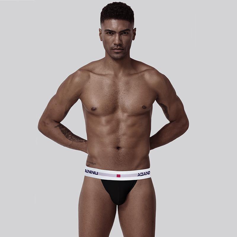 ADANNU Low-Rise Herren Sport Jock Strap - ADANNU Low-Rise Herren Sport Jock Strap - Schwarz / M (Europe Size S) - BIMONI