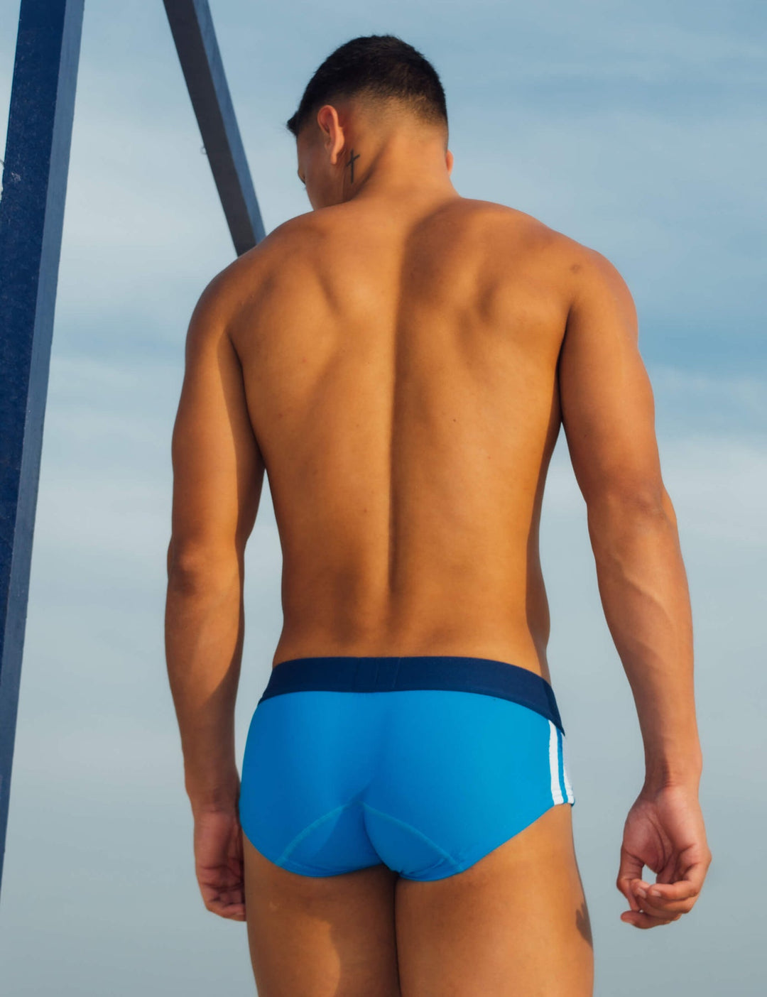 Trunks Mesh Side Line Nylon