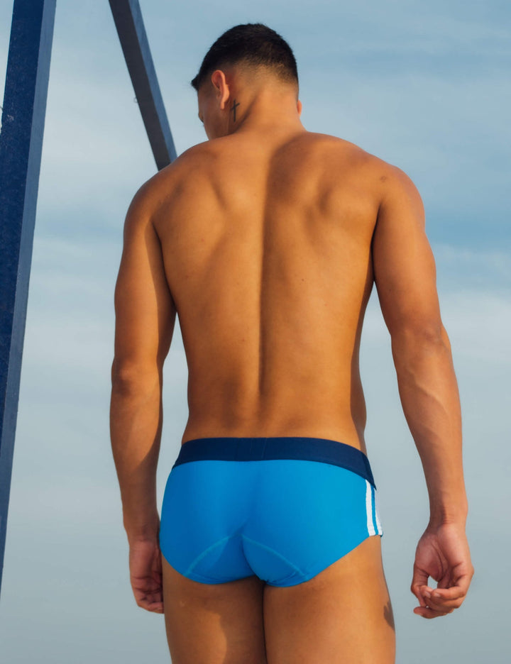 Trunks Mesh Side Line Nylon - Trunks Mesh Side Line Nylon - Blau / M (Europe size S) - BIMONI