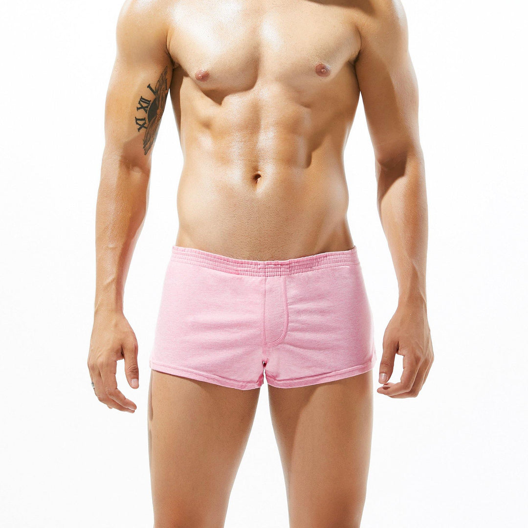 SEOBEAN Low-Rise Boxer Shorts Home Classic - SEOBEAN Low-Rise Boxer Shorts Home Classic - Pink / M (Europe Size S) - BIMONI