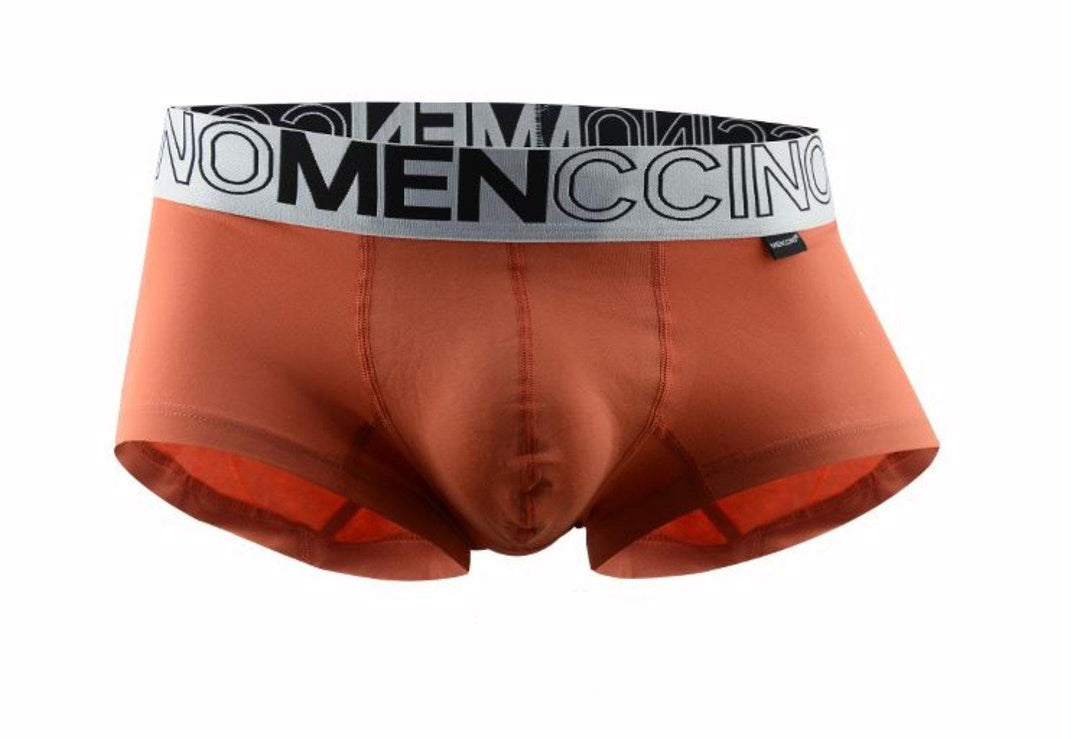 MENCCINO Eisseide Low-Rise Boxerbrief Trunk Microfaser-Modal - MENCCINO Eisseide Low-Rise Boxerbrief Trunk Microfaser-Modal - Orange / L (Europe Size S) - BIMONI