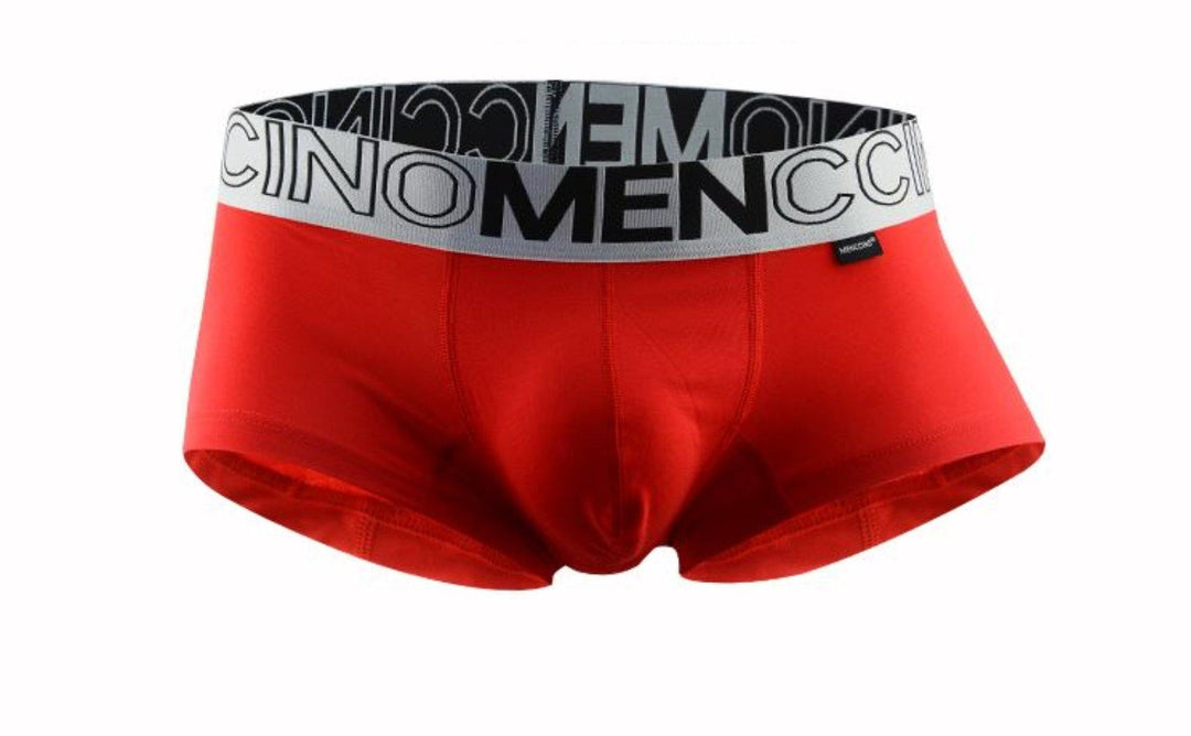 MENCCINO Eisseide Low-Rise Boxerbrief Trunk Microfaser-Modal - MENCCINO Eisseide Low-Rise Boxerbrief Trunk Microfaser-Modal - Rot / L (Europe Size S) - BIMONI