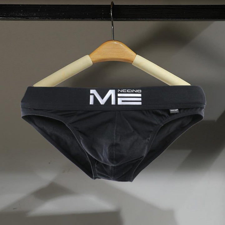 MENCCINO Low-Rise Brief Color Briefs Ultra Soft Cotton - MENCCINO Low-Rise Brief Color Briefs Ultra Soft Cotton - Black / L (Europe Size S) - BIMONI