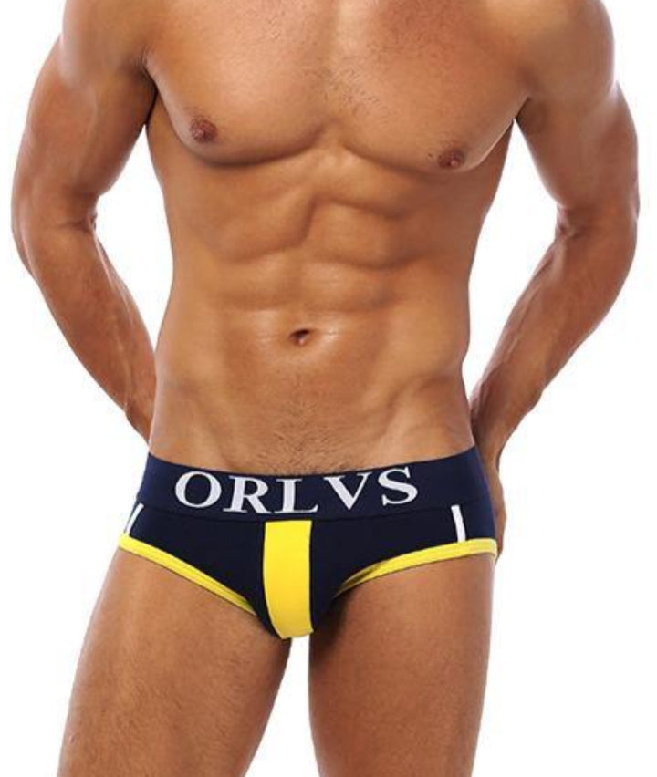 ORLVS Low-Rise Brief Slip Fronted Design - ORLVS Low-Rise Brief Slip Fronted Design - Dunkelblau / M (Europe Size S) - BIMONI