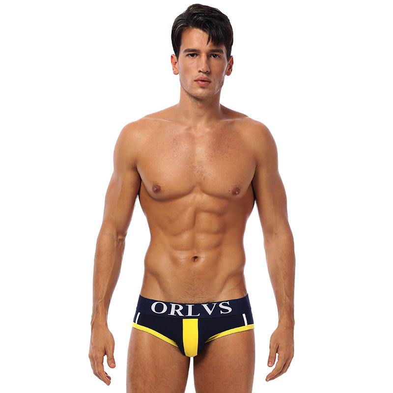 ORLVS Low-Rise Brief Slip Fronted Design - ORLVS Low-Rise Brief Slip Fronted Design - Dunkelblau / M (Europe Size S) - BIMONI