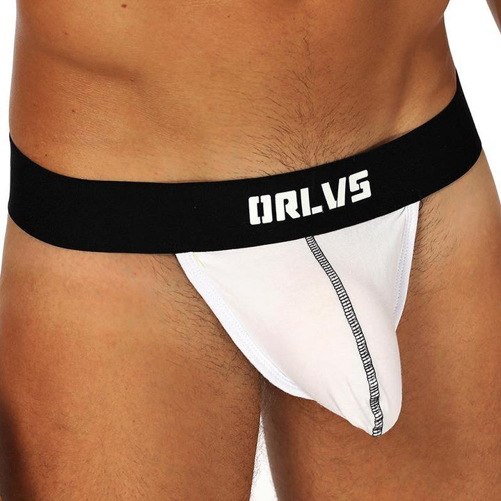 ORLVS Low-Rise Single Front Jockstrap Backless - ORLVS Low-Rise Single Front Jockstrap Backless - Blue / M (Europe Size S) - BIMONI