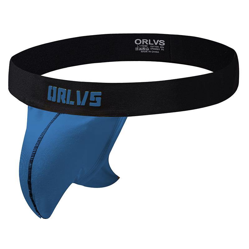 ORLVS Low-Rise Single Front Jockstrap Backless - ORLVS Low-Rise Single Front Jockstrap Backless - Blue / M (Europe Size S) - BIMONI