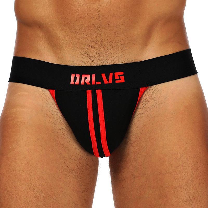 ORLVS Low-Rise Designer Jockstrap - ORLVS Low-Rise Designer Jockstrap - Rot / M (Europe Size S) - BIMONI