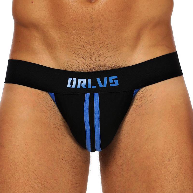 ORLVS Low-Rise Designer Jockstrap - ORLVS Low-Rise Designer Jockstrap - Blau / M (Europe Size S) - BIMONI