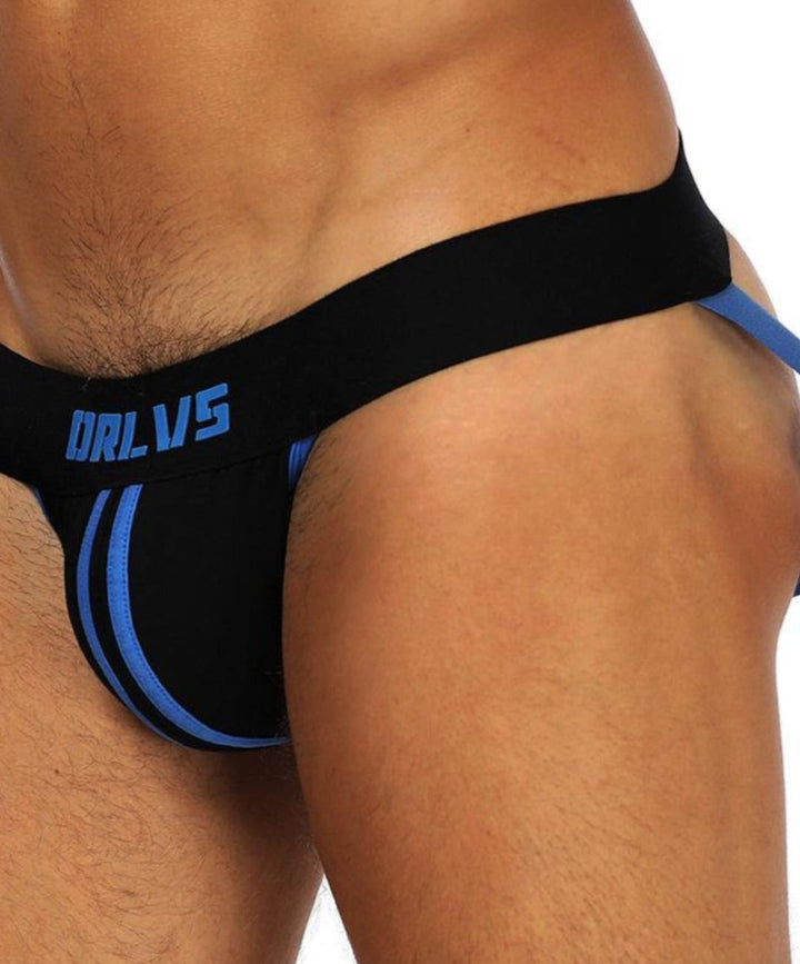 ORLVS Low-Rise Designer Jockstrap - ORLVS Low-Rise Designer Jockstrap - Blau / M (Europe Size S) - BIMONI