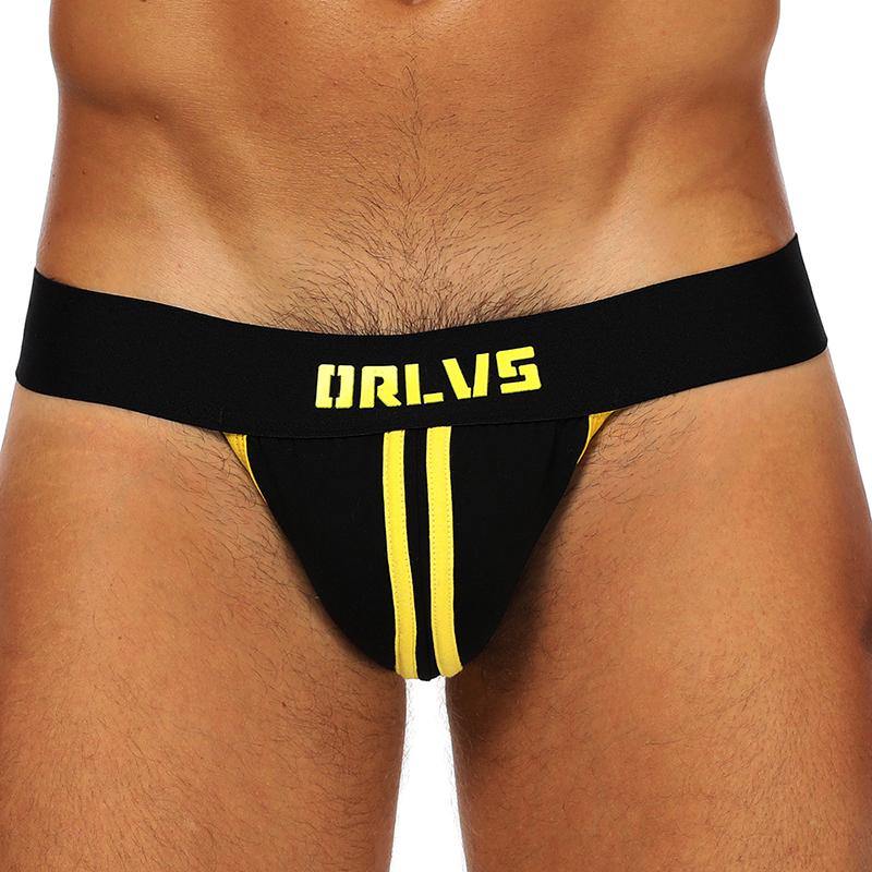 ORLVS Low-Rise Designer Jockstrap - ORLVS Low-Rise Designer Jockstrap - Gelb / M (Europe Size S) - BIMONI