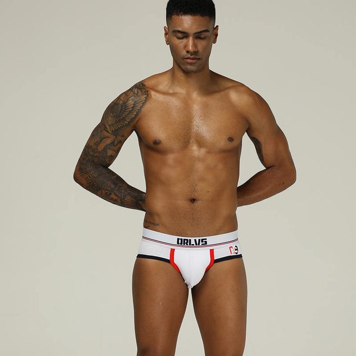 ORLVS Sexy Low-Rise Brief Slip Strap - ORLVS Sexy Low-Rise Brief Slip Strap - Weiß / M (Europe Size S) - BIMONI