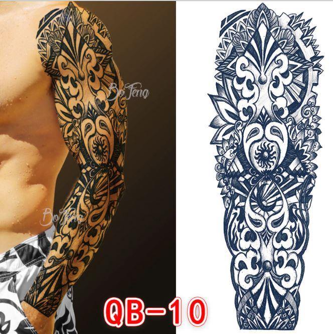 Geru waterproof temporary tattoo paper Full Arm - BEEMENSHOP