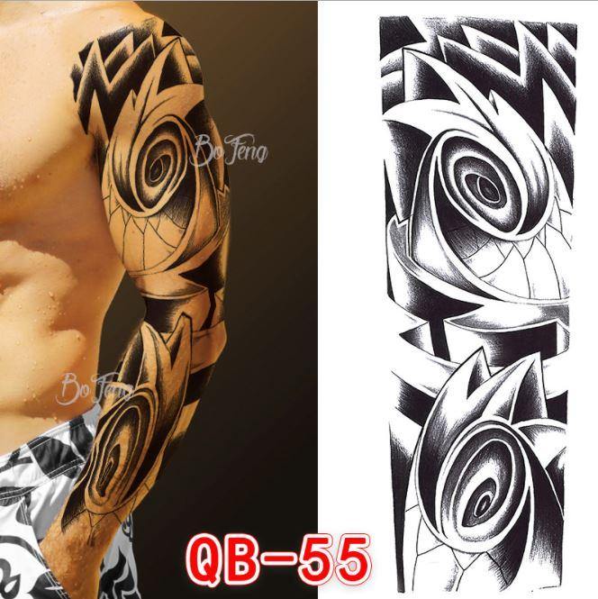 Geru waterproof temporary tattoo paper Full Arm - BEEMENSHOP