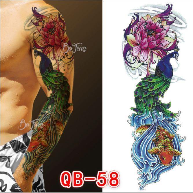 Geru waterproof temporary tattoo paper Full Arm - BEEMENSHOP