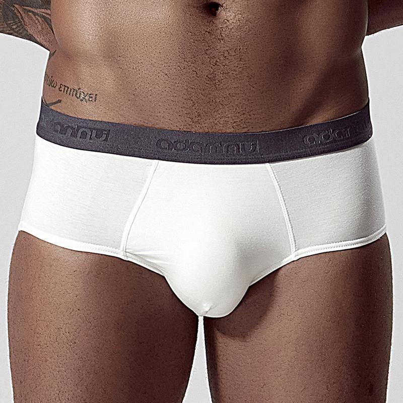 ADANNU Low-Rise Brief Microfaser Modal - ADANNU Low-Rise Brief Microfaser Modal - Weiß / M (Europe Size S) - BIMONI